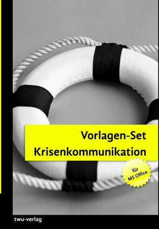 Vorlagen-Set Krisenkommunikation bei Imagekrisen (Cover, small)